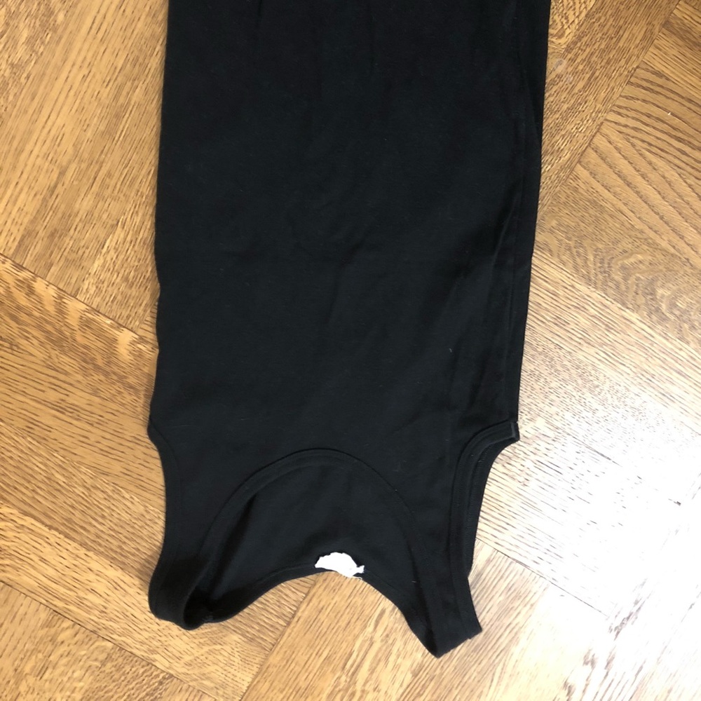 Black maternity cotton tank
